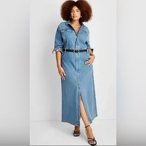 Jean maxi dress